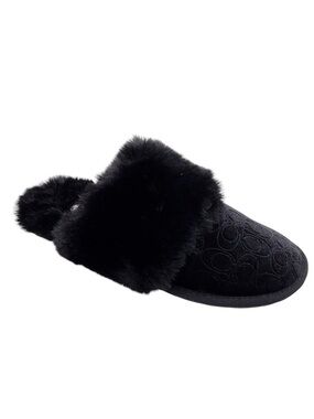 🆕{Coach} Zuri Faux Faux Fur Slippers